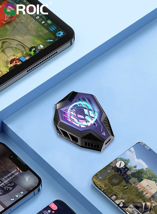 Phone Cooler - 3 Cooling Modes RGB Lights