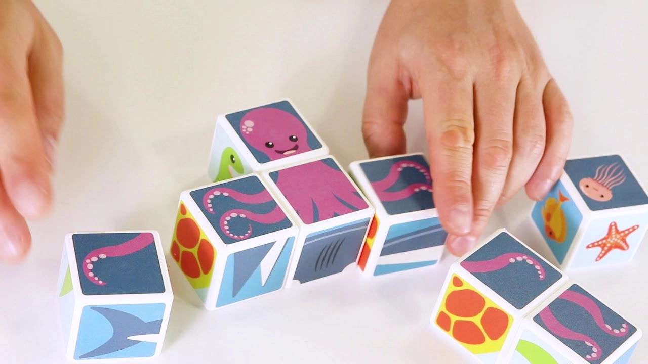 Printed Sea Animals Magicube - 18 Months 11 piece(s)
