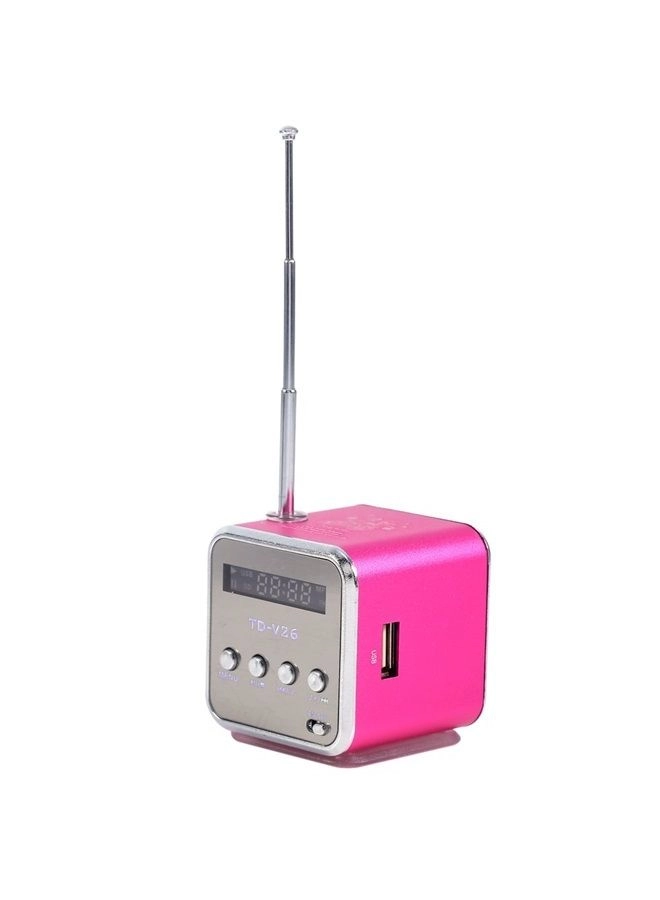Mini Speaker Music Player - Portable FM Radio 600mAh