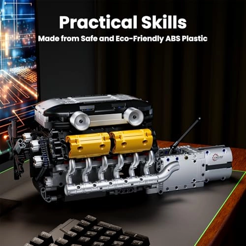 10202 Technik V12 Engine - 1260 pcs