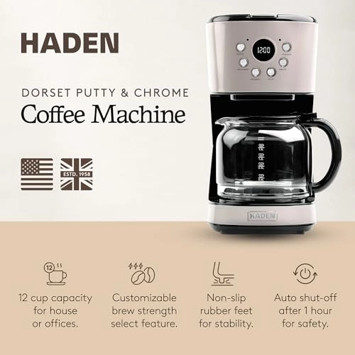 12-Cup Programmable - Brew Strength Auto Shut-Off