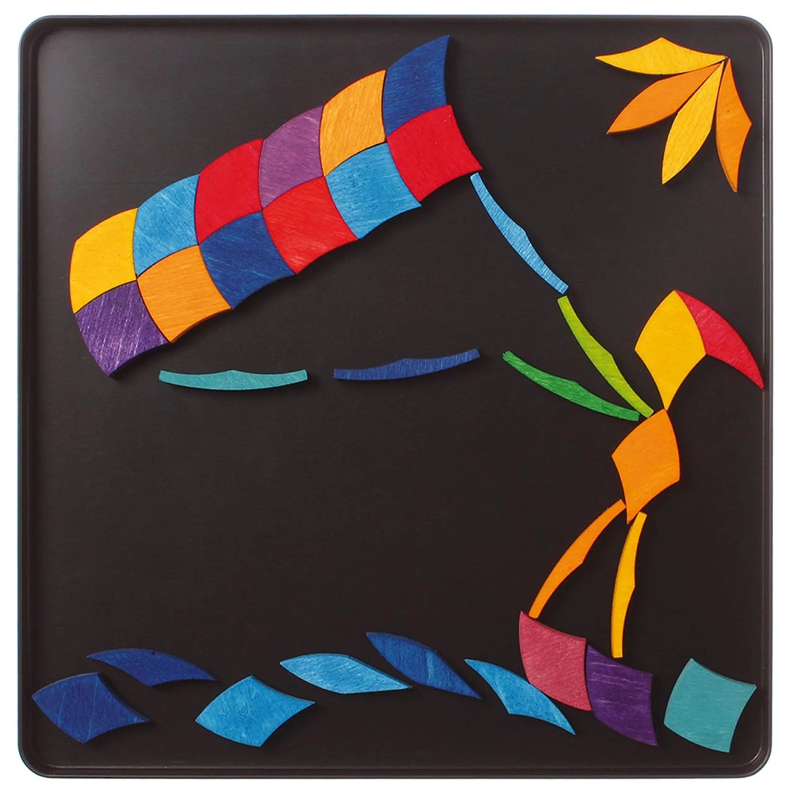 Color Spiral Wooden Puzzle (TBOX-91020) - 72 pcs