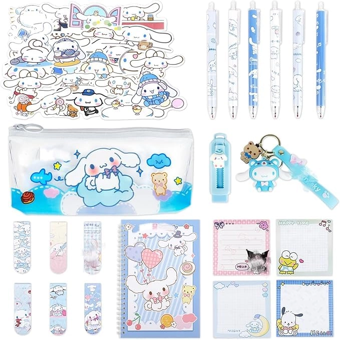 amazluck Cute School Supplies - 71 pieces 0.5mm