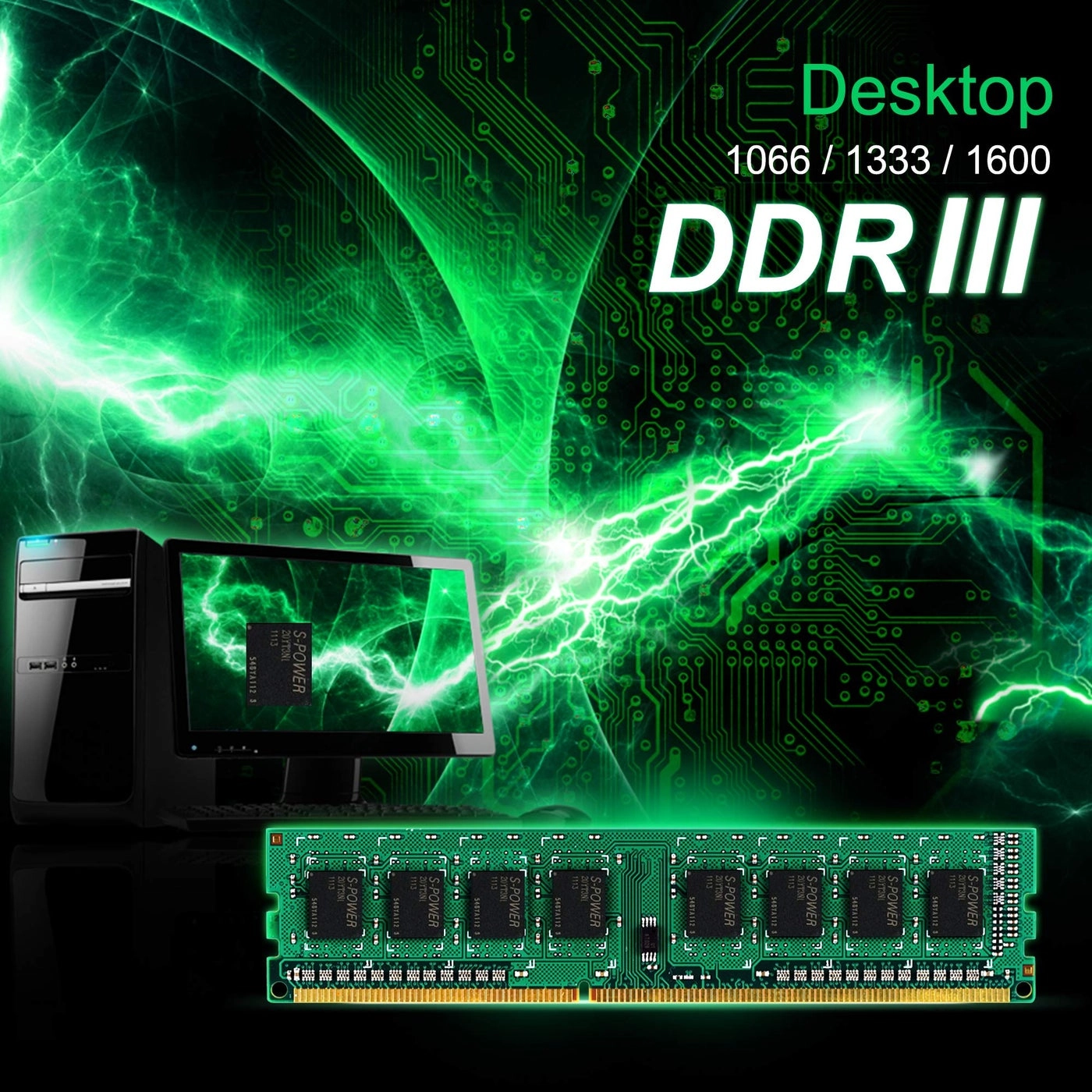 DDR3 UDIMM - 16GB 1600MHz 240-pin