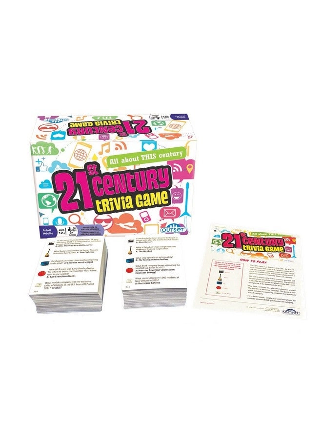 21st Century Trivia Game - Party Game 1200 Trivia Questions