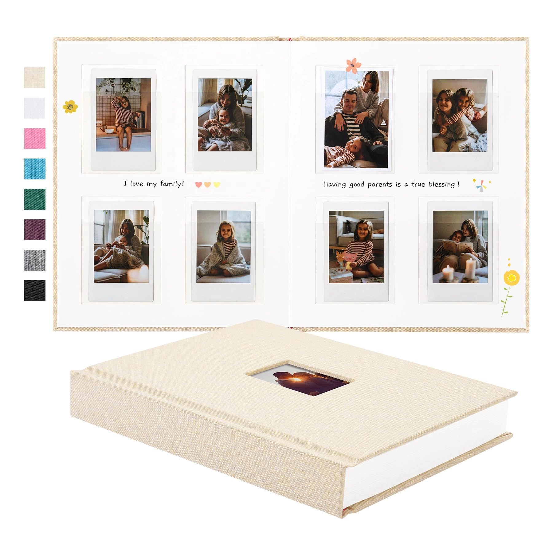 Rseozr Photo Album for Fujifilm Instax Mini - 112 Photos - 2x3"