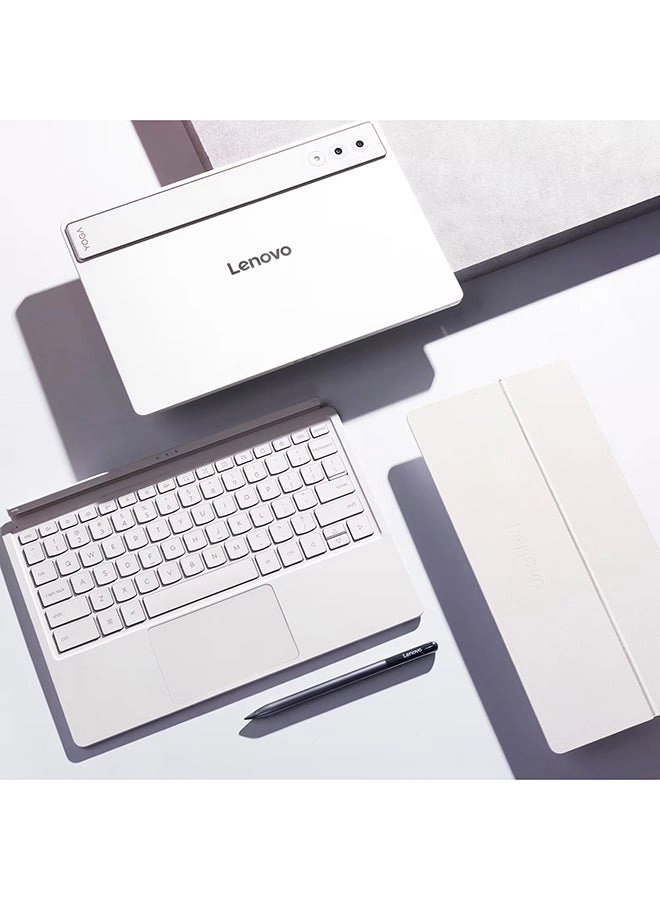 Yoga Tab Plus - 256GB 12.7" + 2-in-1 Keyboard Pack + Tab Pen Pro + LT310 Yoga True Wireless Earbuds