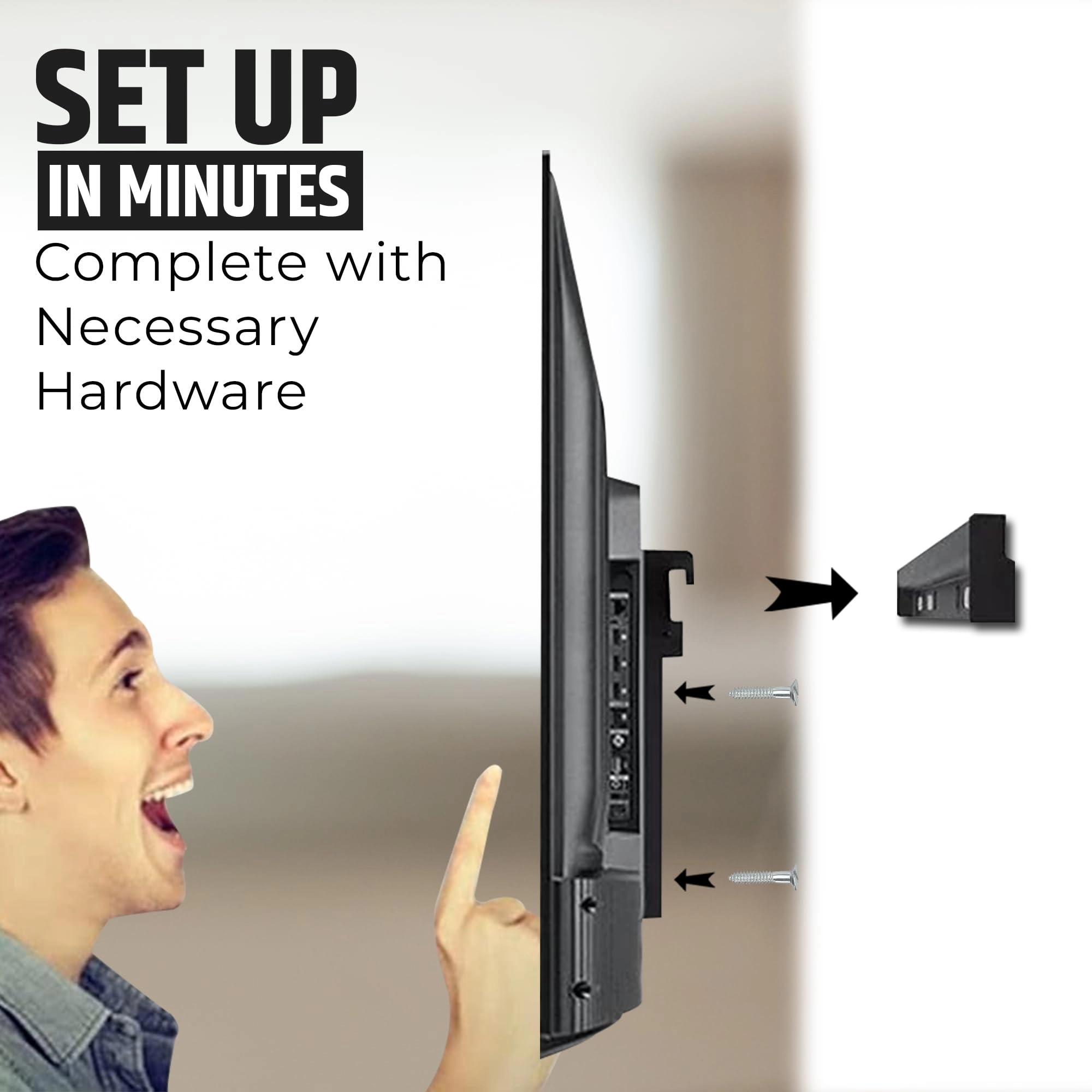 TV Wall Mount Bracket - 15 kg 14 to 32 inch