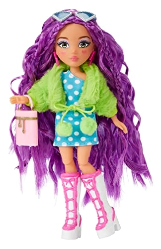 Dream Ella - 6 Inches Purple Hair 9 Articulation Points Ages 3+
