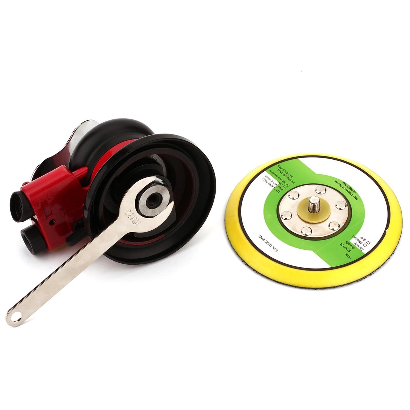 Random Orbital Palm Sander - Dual Action Pneumatic Low Vibration