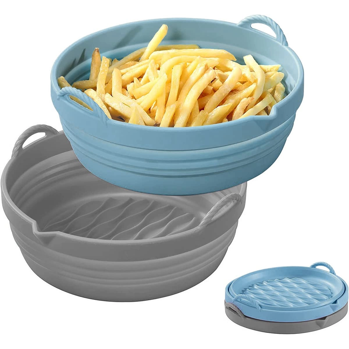 Air Fryer Silicone Pot - silicone 2 Pcs