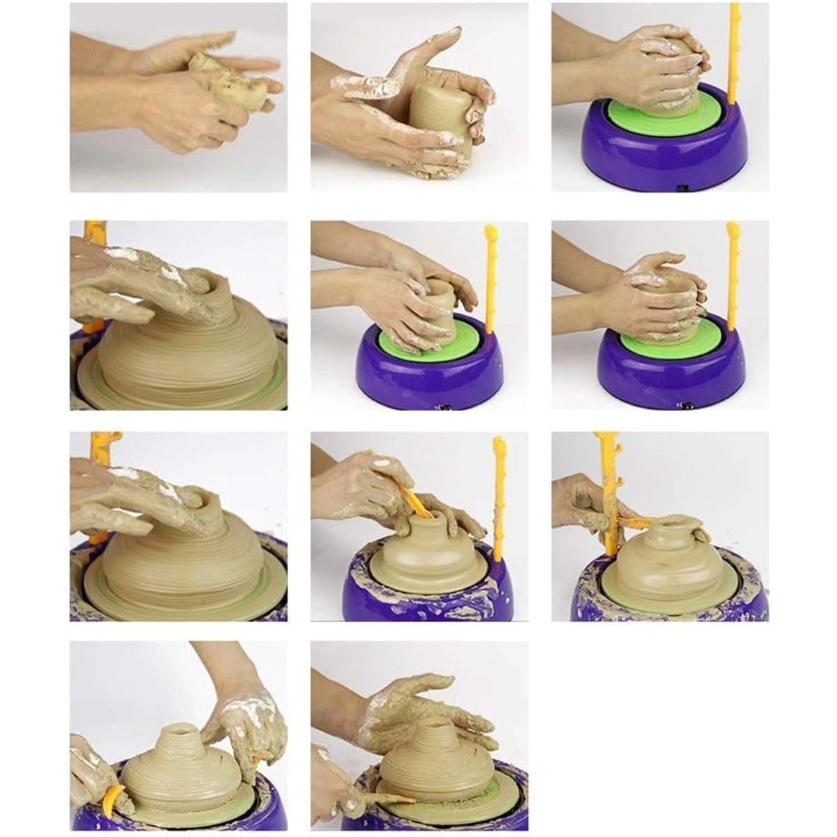 Kids Electric Pottery Wheel - air-dry clay