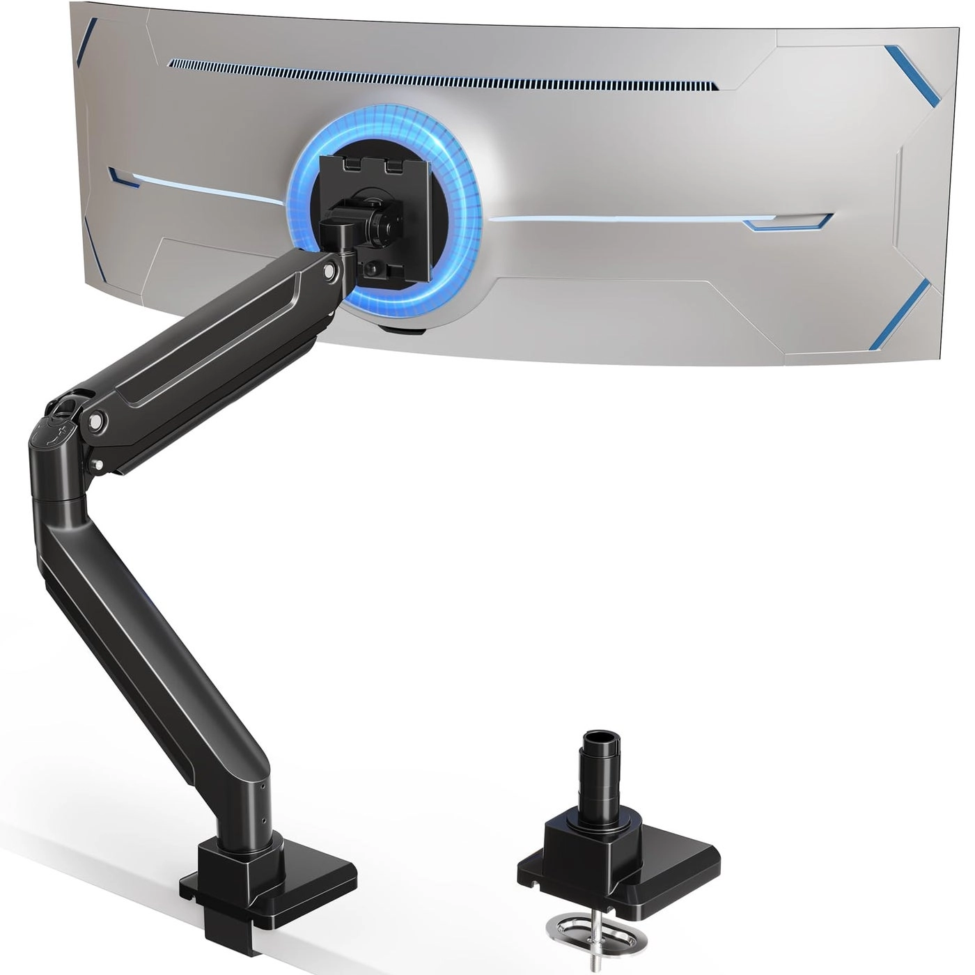 MOUNT PRO Heavy Duty Monitor Arm - Single 49 Inch 100x100mm