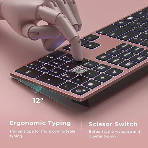 Bluetooth Backlit Keyboard - US Wireless