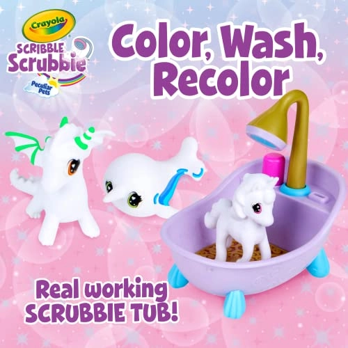 Scribble Scrubbie Peculiar Pets - 3+ years 17 pcs