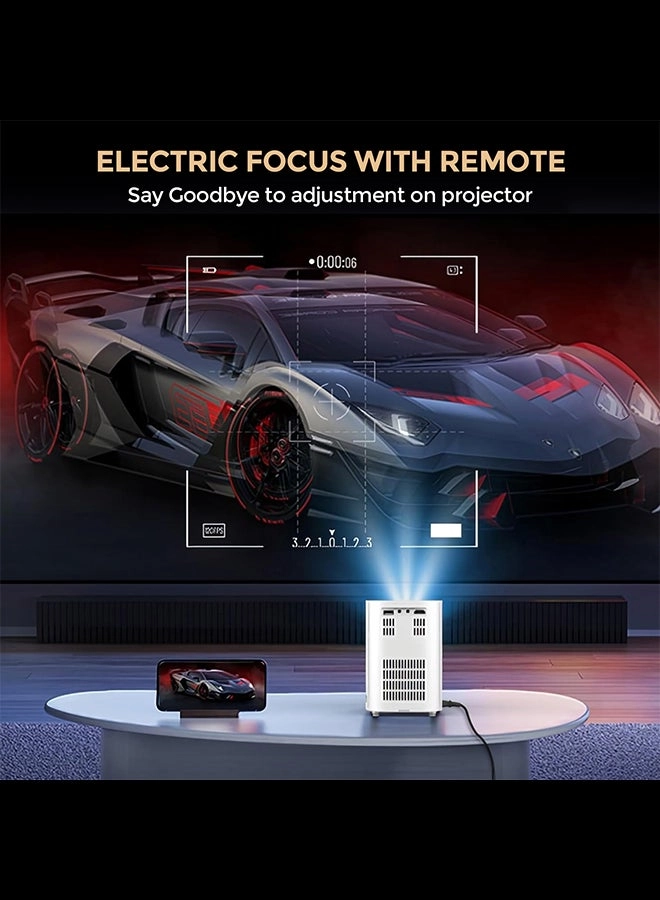 Smart Mini Android Projector PROJ-WO-83-AN_SCR-03 5500 Lumens