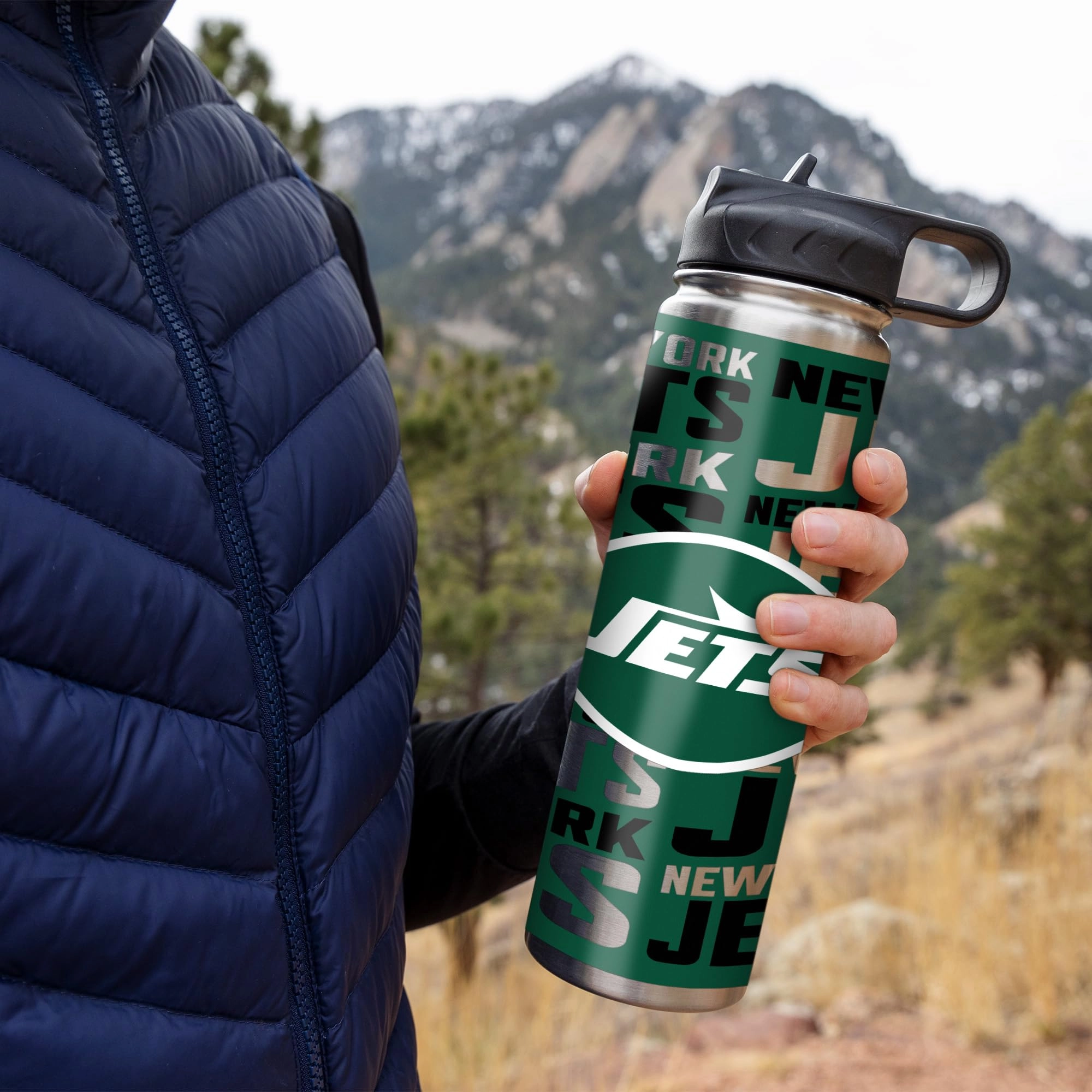 Stainless Steel NFL Football Tumbler - 650ml