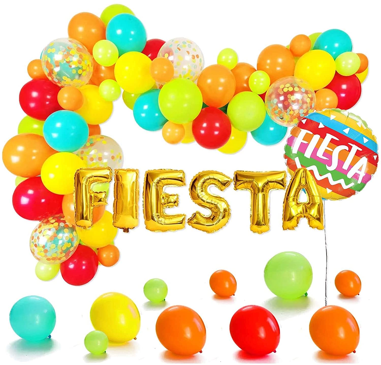 Party Time Trading LLC Fiesta Party Decorations - 85 Pack Birthday Baby Shower