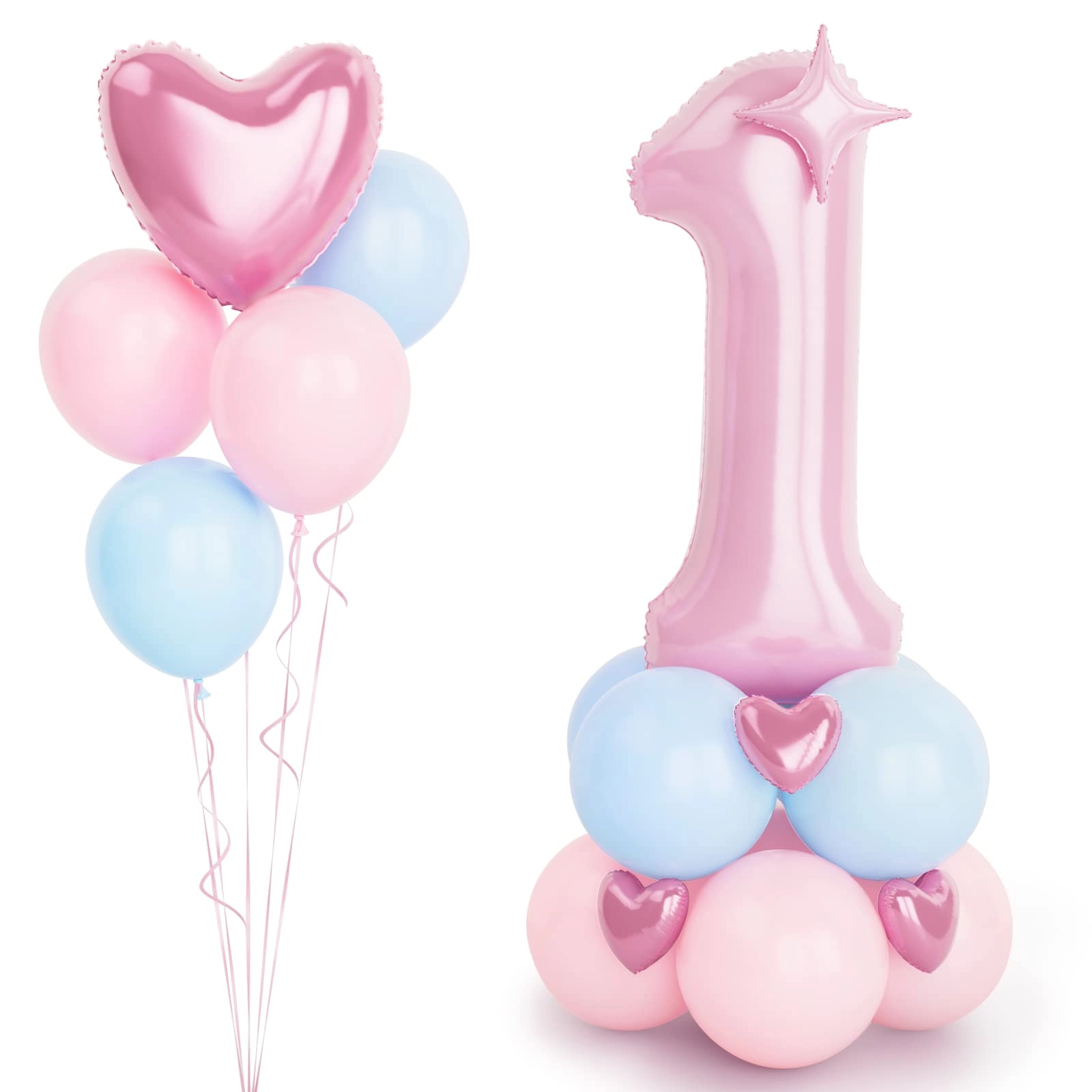 balloon dance Number 1 Balloons - 1 pcs Birthday