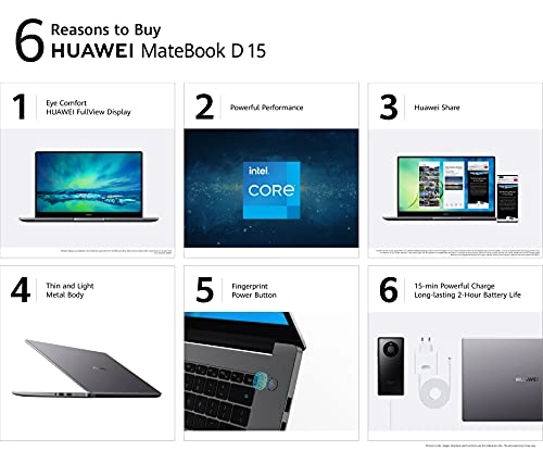 MateBook D 15 53012JAF - 15.6'' i5-10210U 8GB DDR4 512GB SSD