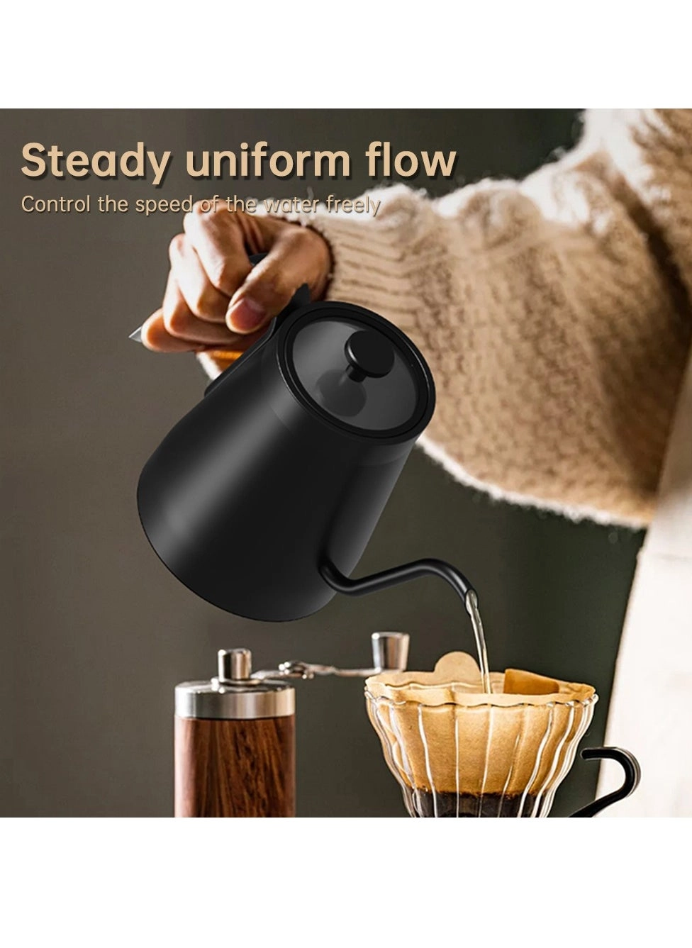,304 Stainless Temperature Control Electric Kettle