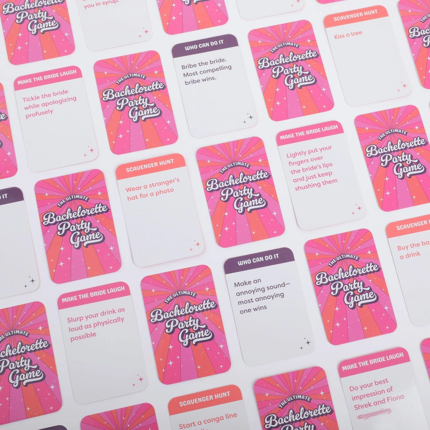 The Ultimate Bachelorette Party Game - 150 prompt cards Ages 17 Up
