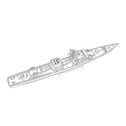 Jianghu I-Class Frigate Model Kit (SSC200180S) - 1:200