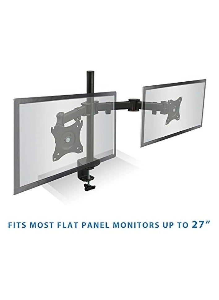 Dual LCD Monitor Desk Mount Stand - 2 27in