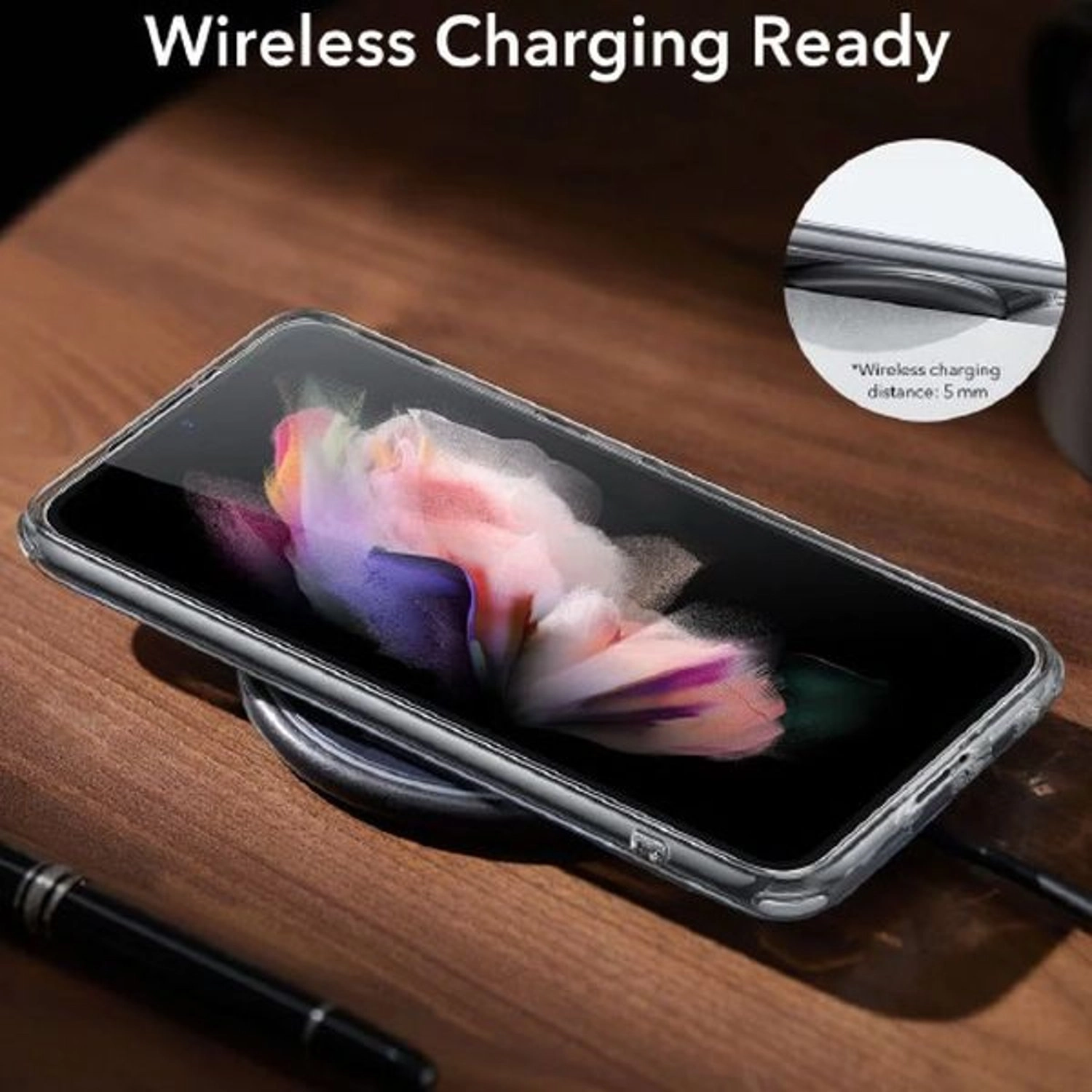 Metal Kickstand Case - Clear for Galaxy S23