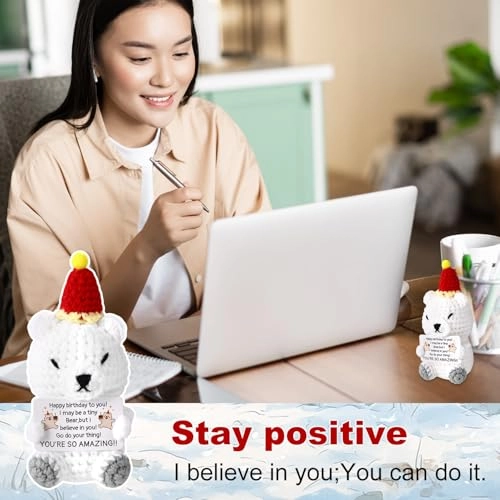 Polar Bear Positive 10 cm Crochet