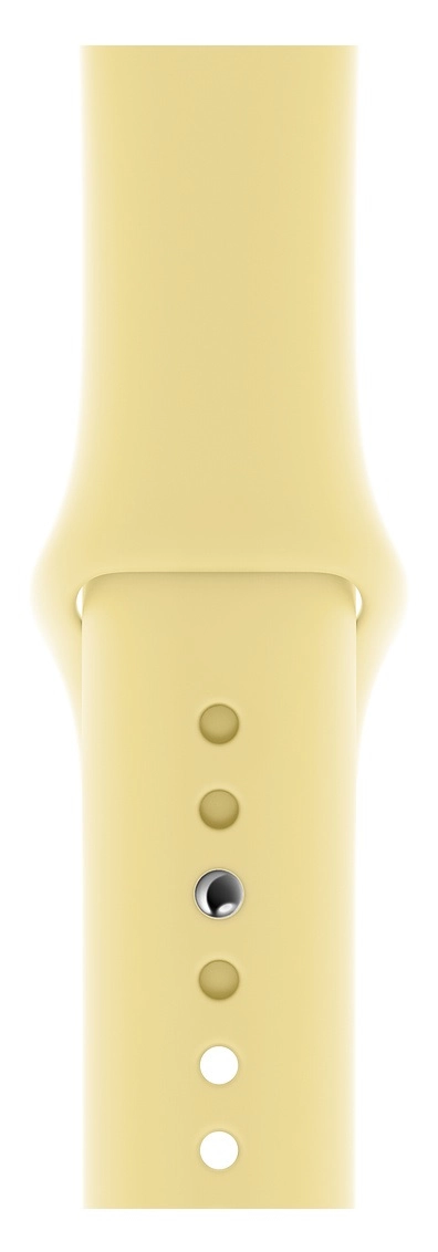 Sport Band for Apple Watch 46mm - Fluoroelastomer Pin-and-Tuck Yellow Medium/Large