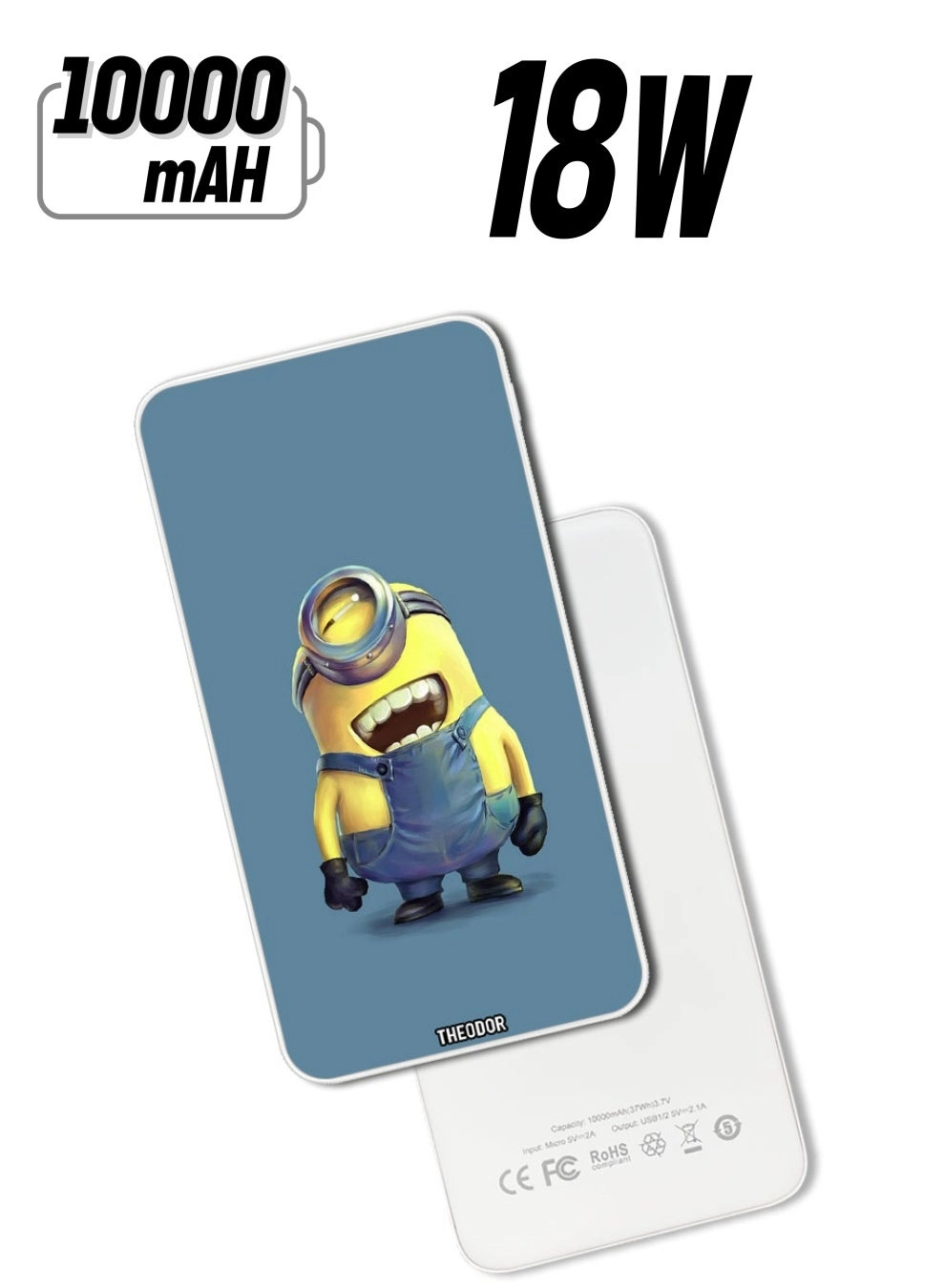 PPBA358 - 10000 mAh 18W