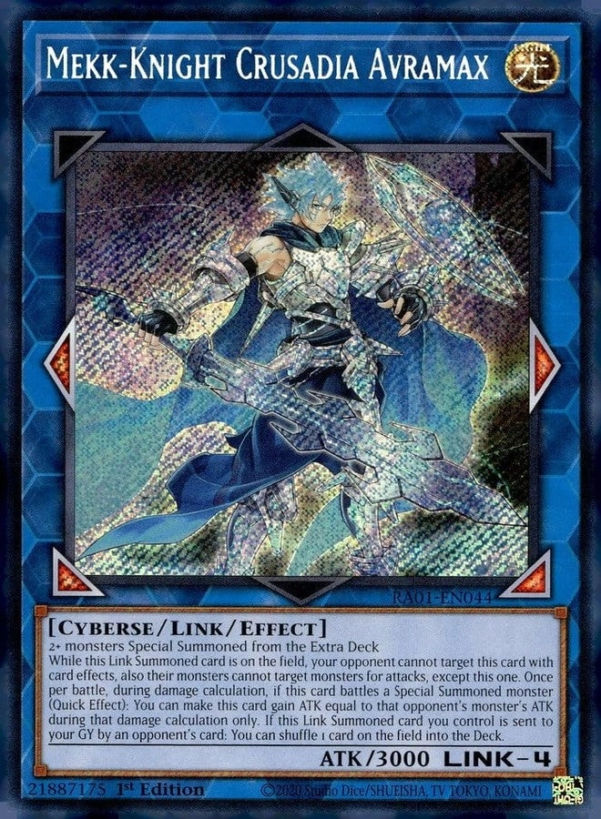 Yu-Gi-Oh! Mekk-Knight Crusadia Avramax - RA01-EN044 1st Edition