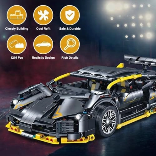 Sports Car - 1:14 Scale 1215 Pieces