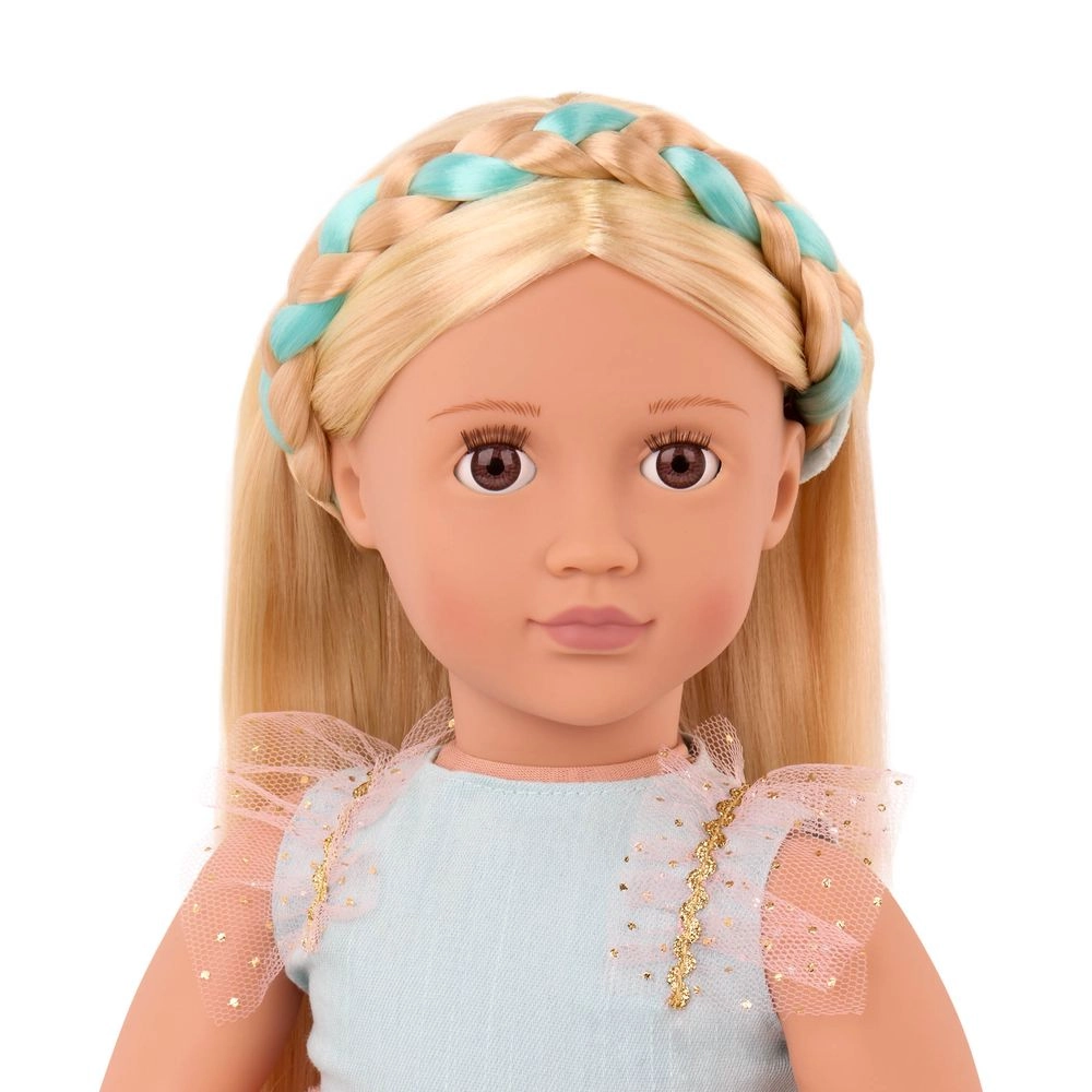 Poppy Fashion Doll Playset - 18-inch Blonde Hair Ages 3+