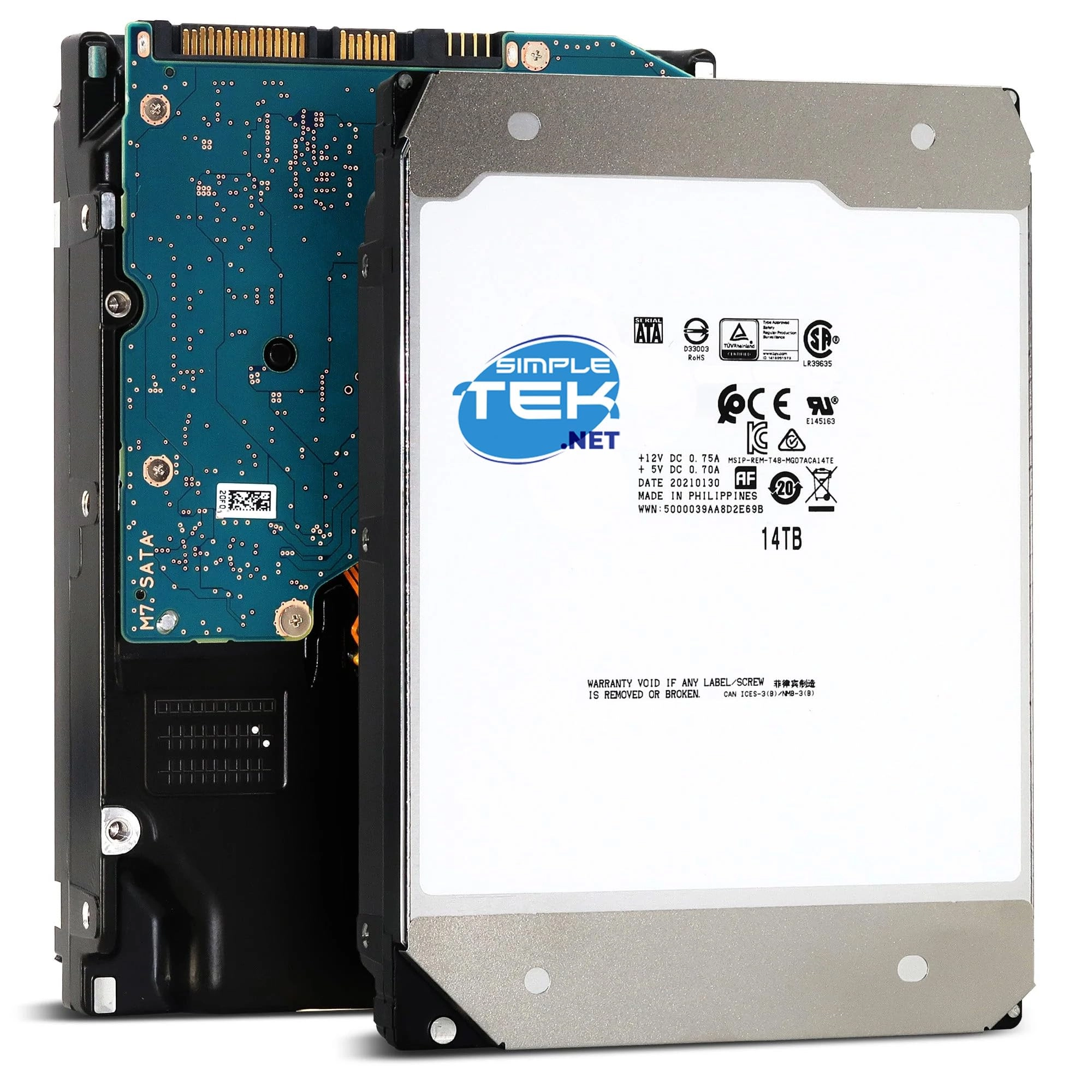 SIMPLETEK 3.5" 7200rpm Serial ATA-600 (SIM - ART - 20834) - 14TB