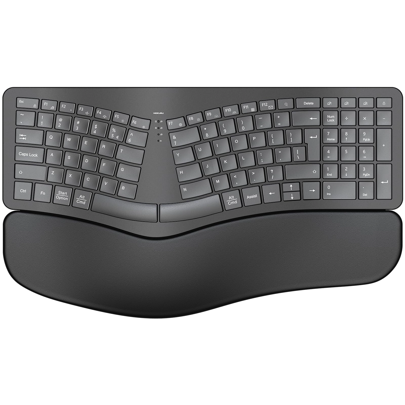 MOKURU Wireless Ergonomic Keyboard - Wireless
