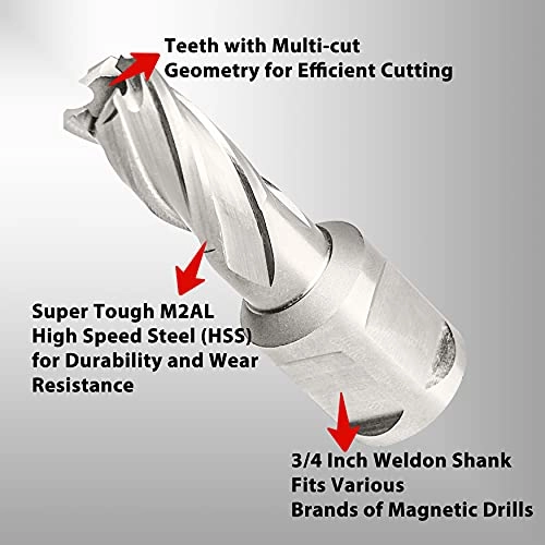 Annular Cutter - High Speed Steel (HSS) 1 piece(s) 0.5 Inches