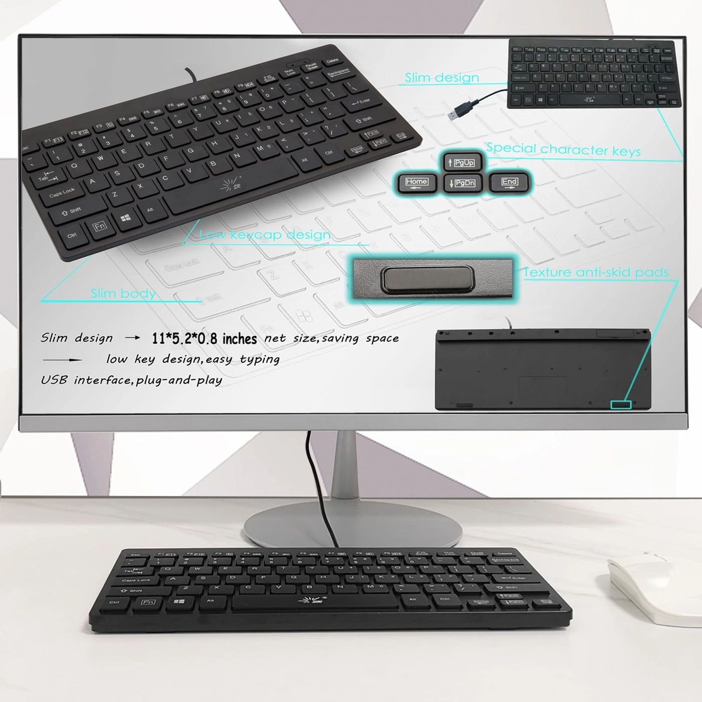 Mini Keyboard - Wired/Wireless