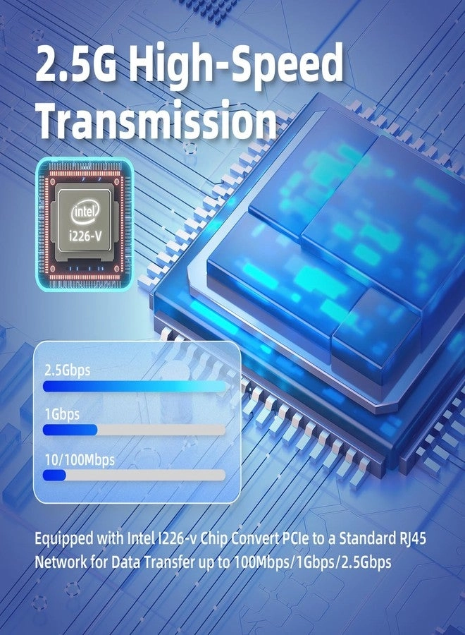 2.5G Base-T PCI-e Network Card - PCIe X1 Ethernet
