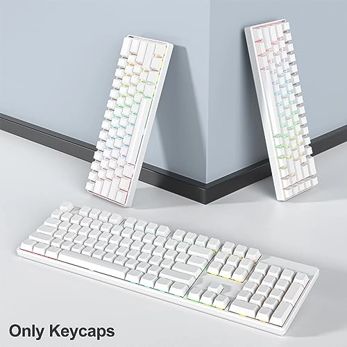 Blank Keycaps - Thick PBT Cherry Profile 129 Key