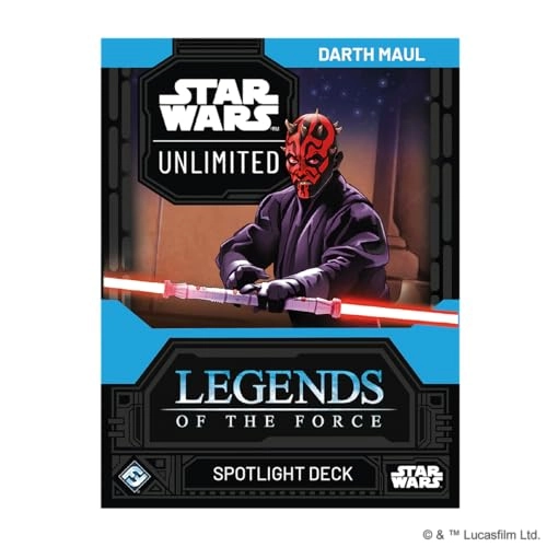 Star Wars: Unlimited: Darth Maul Spotlight Deck - 50-Card Legends of the Force