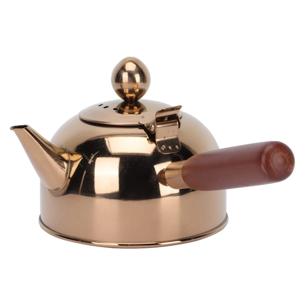 KHNYG Kettle Tea Teapot - Stainless steel, wood 500ML