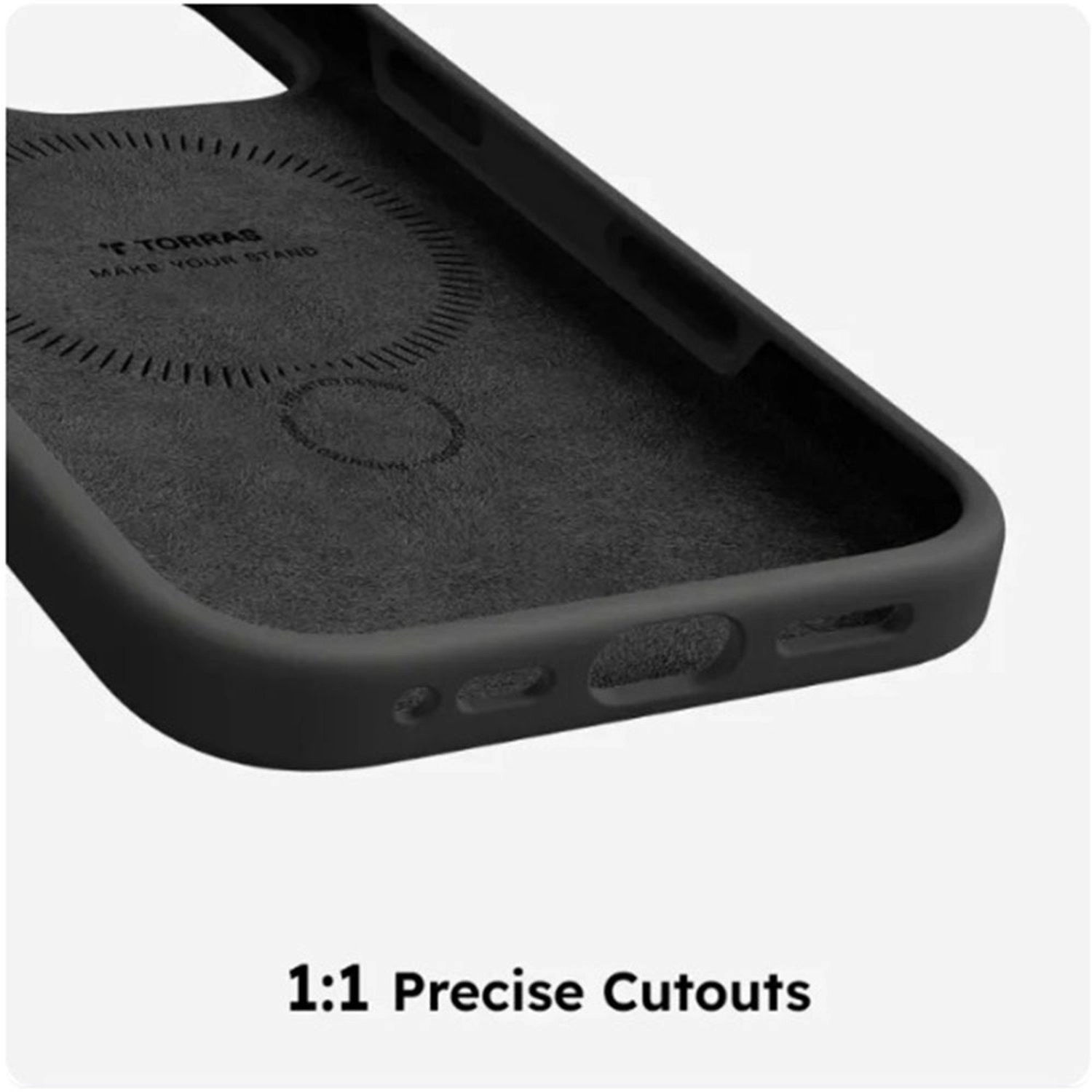 Ostand Spin Series Silicone Case with MagSafe for iPhone 17 Pro