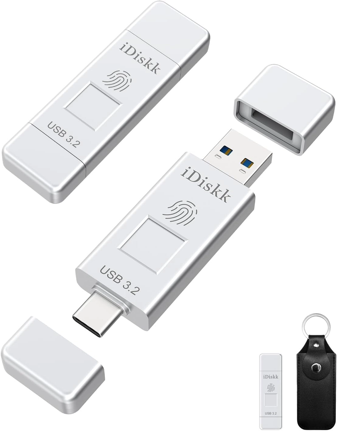 iDiskk Flash Drive - USB 3.2 Gen 2 USB-C 512GB