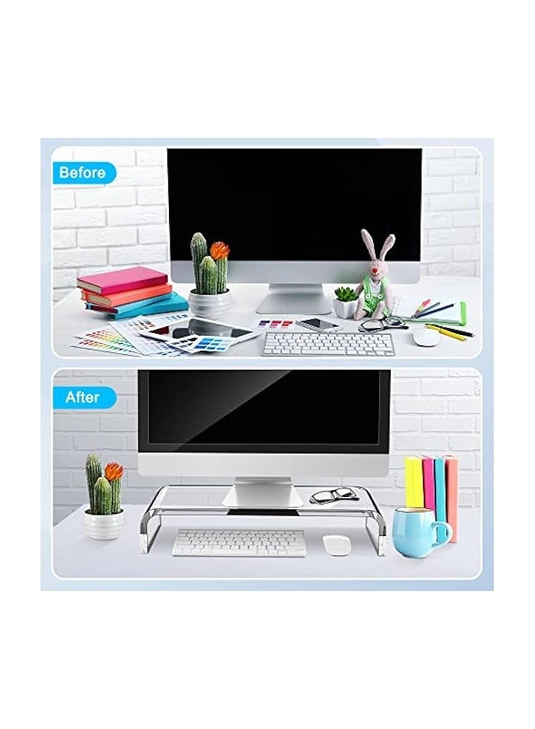 Monitor Stand - Acrylic Clear