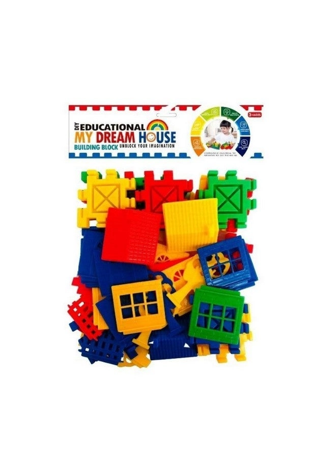House Building Blocks - Construction 45 pcs