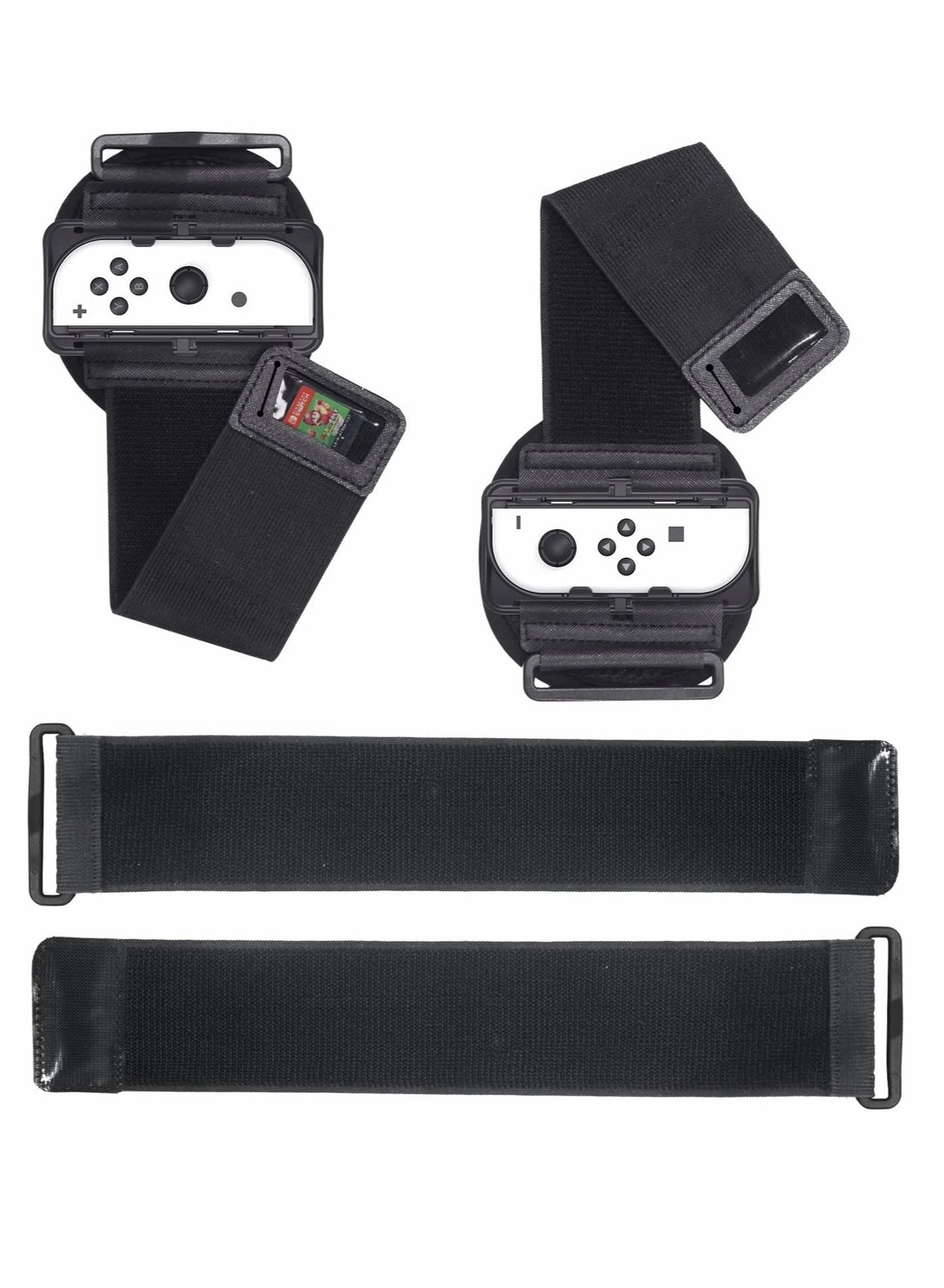 Captaintech Wristband and Sports Leg Strap - Nintendo Switch Switch OLED Ring Fit Adventure Just Dance 2023/2022