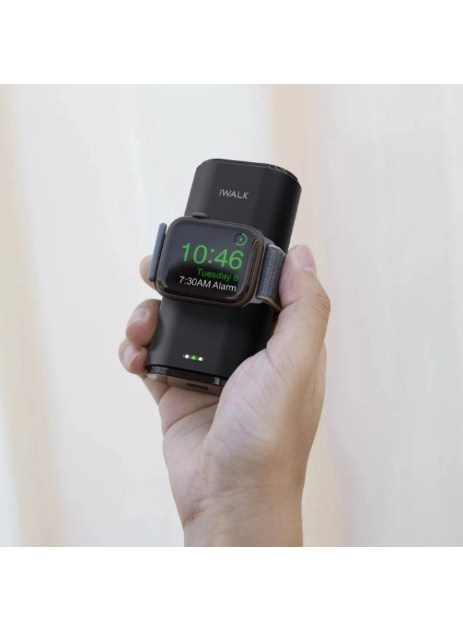 Portable Apple Watch Charger - 9000mAh Wireless