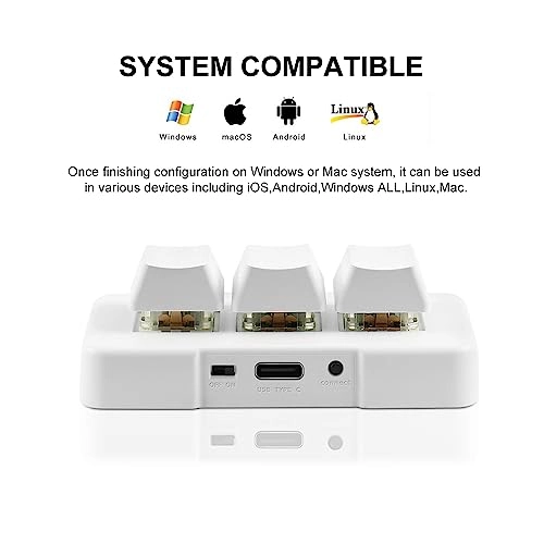 3-Key Mini Keypad - Bluetooth|USB-C